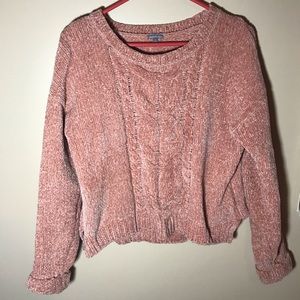 Pink super soft Charlotte Russe sweater